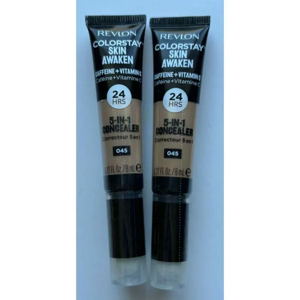 Revlon Colorstay Skin Awaken 5 in 1 Concealer 045 Honey Lot of 2